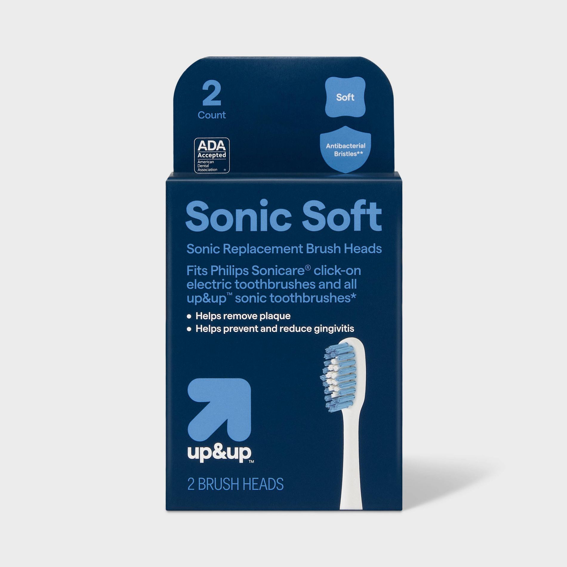Adult Soft Replacement Heads - 2pk - up&up™