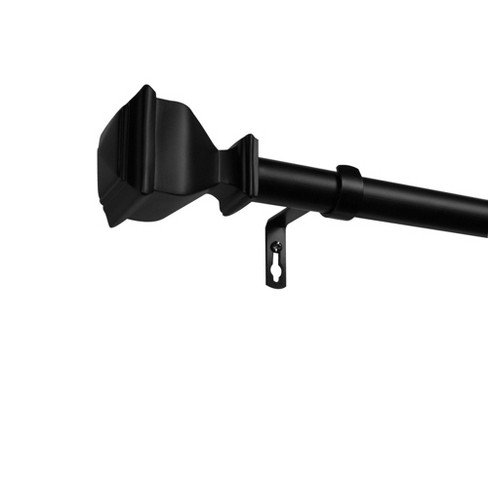 84 X160 Napoleon Patio Window Curtain Rod With Square Finial Set