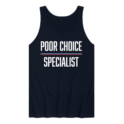Men's - Instant Message - Poor Choice Specialist Graphic Tank Top