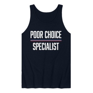 Men's - Instant Message - Poor Choice Specialist Graphic Tank Top - 1 of 3