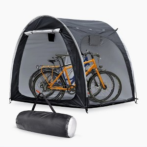 MOEPISY Nylon Portable Bike Shed Dark Gray - 1 of 4