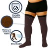 Mojo Men’s Plus Size Thigh High 20–30mmHg Compression Stockings – Circulation, Edema & Swelling Relief, A2017PS - 4 of 4