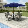 Clihome 8 Ft. x 10 Ft.Outdoor Patio Cantileve Square Umbrella with Crank Lift,Waterproof and Fade-Resistant Skirted Canopy,Without Base - 3 of 4