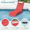 Arceso Pool Lounge Chairs - Anti-Floating HDPS Design for Pools & Backyard Sun Decks, Weighted Pool Chairs and Lounges , Includes Headrest - 3 of 4