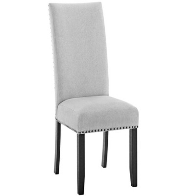 19.5"Modern Look 2pc Light Gray Finish Side Chair