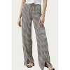 Women's RELAXED SLIT-HEM PRINTED JERSEY PANT - ESLEY COLLECTION - image 2 of 4