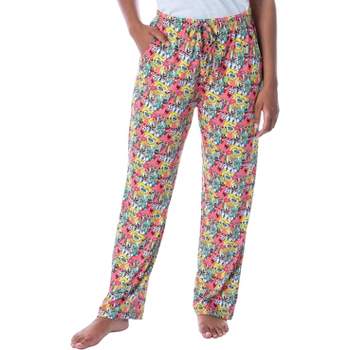 Nickelodeon Womens' SpongeBob SquarePants Patrick Character Pajama Pants Multicolored