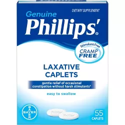 Phillips' Laxative Digestive Treatment Caplets - 55ct