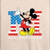 Women's - Disney - Americana Lightweight French Terry Wide Neck Long Sleeve Shirt - 2 of 4