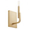 Quorum Lighting Tempo 1 - Light Sconce in  Aged Brass - 3 of 4