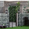 Outsunny 7Ft Outdoor Garden Arbor, Wedding Arch for Ceremony, Trellis with Scrollwork Design, Ideal for Climbing Vines and Plants - image 2 of 4