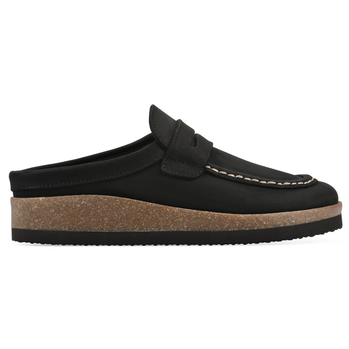 Женские сабо White Mountain Women's Brinlee Footbeds Clog, Black Nubuck, 9 — фото 2