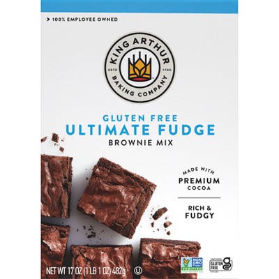 King Arthur Gluten Free Fudge Brownie Mix - 17oz