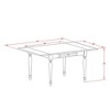 East West Furniture,Dining Table - 2 of 2