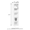 HOMLUX 5-Tier Cube Bookcase Bookshelf Storage Organizer Living Room, Bedroom, Kids Room - 4 of 4