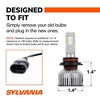 SYLVANIA 9006 LED -  Fog Lights For Cars and Trucks - Headlight Bulbs for Off Road Powersports - 6000k Cool White LED Light - Long-Lasting Bulbs - 4 of 4