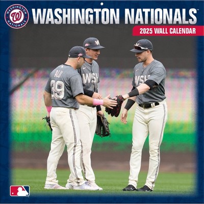 MLB Washington Nationals 2025 12"x12" Team Wall Calendar