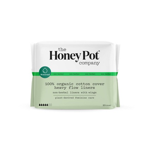 The Honey Pot Company Pantiliner Heavy Flow Non-herbal Organic