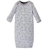 Touched by Nature Baby Boys Organic Cotton Long-Sleeve Gowns 3pk, Constellation, 0-6 Months - 2 of 4