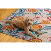 HomeStock Outdoor Washable Pensacola Ivory & Orange 5' X7', Machine Woven with Printed Designs, Coastal Rug - 4 of 4