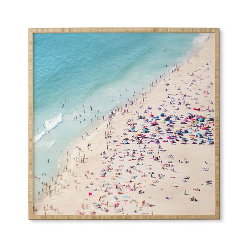 Ingrid Beddoes Beach Summer Landscape Framed Wall Art Blue - Deny Designs, 5 of 7