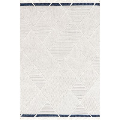 Nuloom Emilie Casual Geometric Tasseled Indoor Area Rug