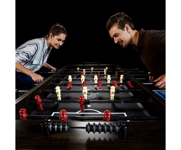 Lancaster Gaming Company York 56 Inch Game Room Multiplayer Foosball Table