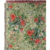 Manual Woodworkers and Weavers Butterfly Squares Woven Throw Blanket 50"x60", Cotton, Colorful Nature Quilt Design - 2 of 3