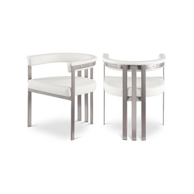 Meridian Furniture,Marcello Velvet Dining Chair, Set of 2