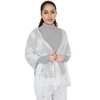 Anna-Kaci Women's Embroidered Floral Lace Scarf Solid Double Layered Faux Pearls Long Wrap Scarf - 4 of 4