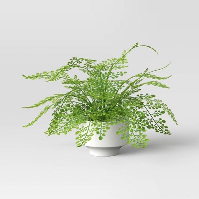 Large Fern In Modern Pot Artificial Hair Arrangement