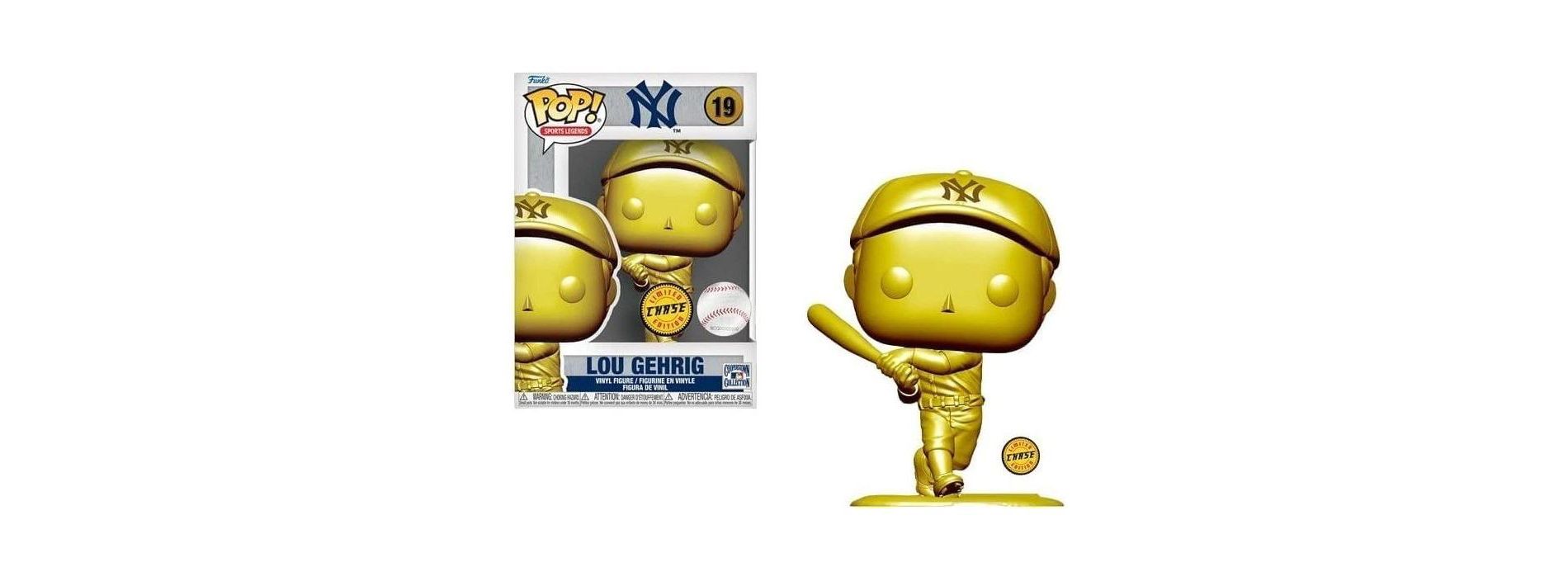 Funko POP! MLB Legends: Lou Gehrig -CHASE– NY Yankees Baseball Vinyl Figure #19 #72247
