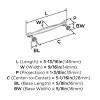 Amerock Enlivity Pull for Cabinets, Drawers, and Furniture - 3 of 4