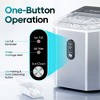 SUGIFT 26 lbs Countertop Ice Maker, Portable, Fast, and Easy to Use, Silver - 2 of 4