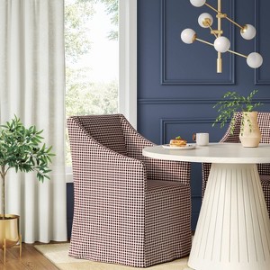 Sloped Arm Slipcovered Dining Chair - Threshold™ - 1 of 4