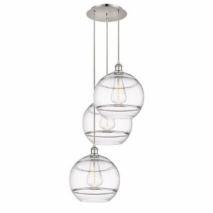 Rochester - 3 Light Cord Hung Multi Pendant In Industrial Style-40.88 Inches Tall and 18.5 Inches Wide - 1 of 1