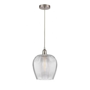Norfolk - 1 Light Cord Hung Mini Pendant In Industrial Style-15.13 Inches Tall and 11.75 Inches Wide - 1 of 1