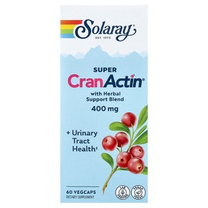 Solaray Super CranActin® with Herbal Support Blend, 60 VegCaps - 1 of 4