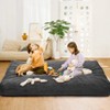 Convertible Bean Bag Chair Bed, Giant Corduroy Beanbag for Adults, Transforms from Chair to Mattress, Large Floor Sofa with Washable Cover - 2 of 4