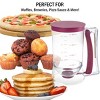 4-Cup Pancake Batter Dispenser, Purple - 4 of 4