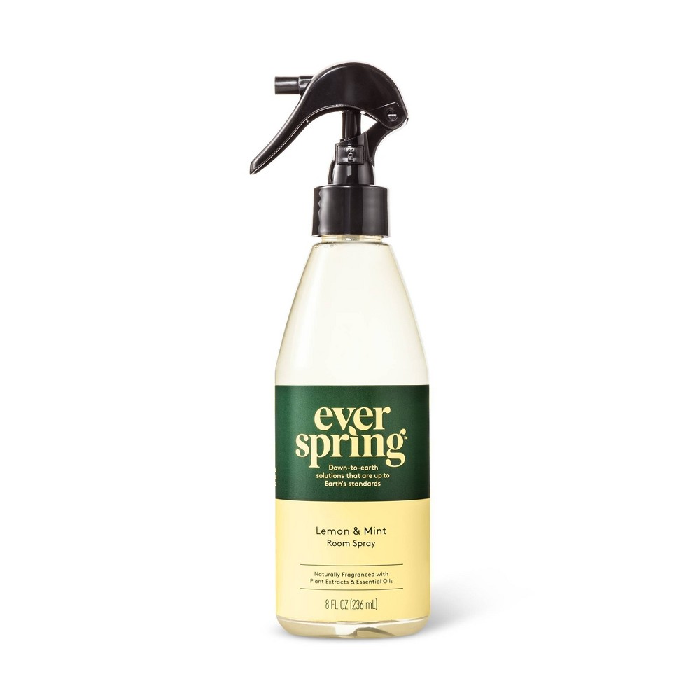 Photos - Air Freshener Everspring Room Spray - Lemon & Mint - 8 fl oz - ™ 