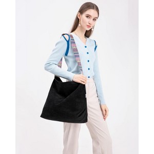 FATMOON Tote Bag Women Large Crossbody Bag Stylish Handbag for Women Corduroy Hobo Bag Fashion shoulder Bag Purse - 1 of 4
