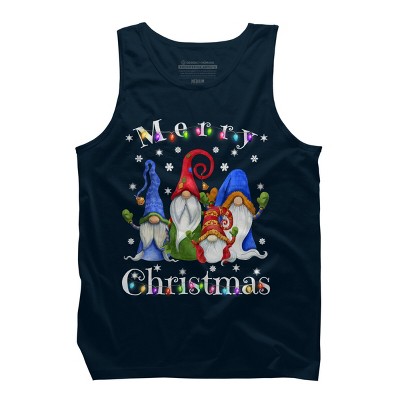 Men's Design By Humans Gnome Christmas Pajamas By NekoShop Tank Top