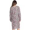 Just Love Womens Nightgown - Long Sleeve Henley Oversized Sleepwear Gown - 3 of 3
