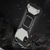 Reiko Apple iPhone XS Max Metallic Front Cover Case in Silver & Black - 3 of 4