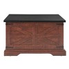 NicBex Square Wood Coffee Table Center Dining Table with Hinged Lift Top & Hidden Compartment for Living Room - 3 of 4