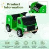 Infans 12V Recycling Garbage Truck Electric Ride On Toy Remote w/ Recycling Accessories - 2 of 4