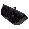 BLUAVE XQAP-B XQAP 4x Speaker Quad Pod - Black, Loaded With 6.5" RGB LED Marine Coaxial - image 3 of 4