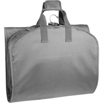 WallyBags 60" Premium Tri-Fold Travel Garment Bag with exterior pocket
