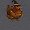 Rerun Island Men Chicken Witch Lights Short Sleeve Graphic Cotton T-Shirt - 2 of 4